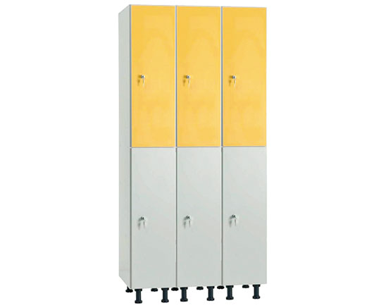 taquillas-melamina-2-puertas-3-modulos